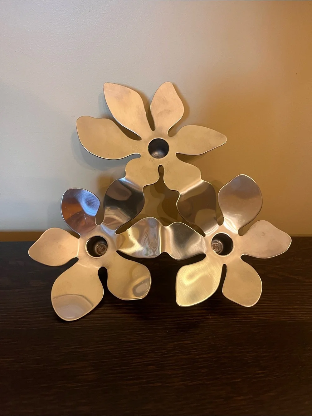 Vintage IKEA Stockholm Flower Candelabra Monika Mulder Design Modern Sculpture